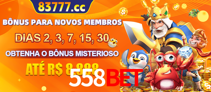 Anúncio dos benefícios para Membro VIP Sênior na plataforma 558BET, incluindo bônus promocionais, semanais e mensais, ilustrado com o personagem Fortune Tiger.
